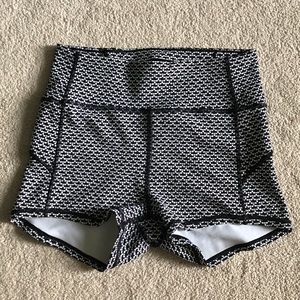 Lululemon High-Waisted Spandex 2” Shorts